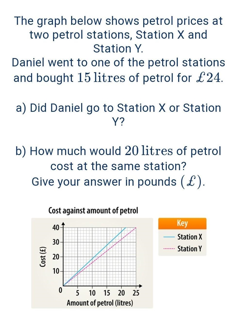 Please help ASAP I only need help on B if it helps a is station x PLEASE help I will-example-1