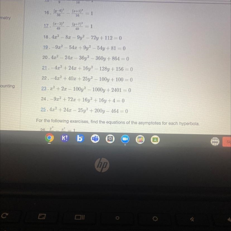 Can you please help me with 24Write the equation for the hyperbola in standard form-example-1