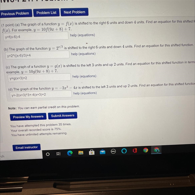 Need help with problem b. Every other answer is correct-example-1