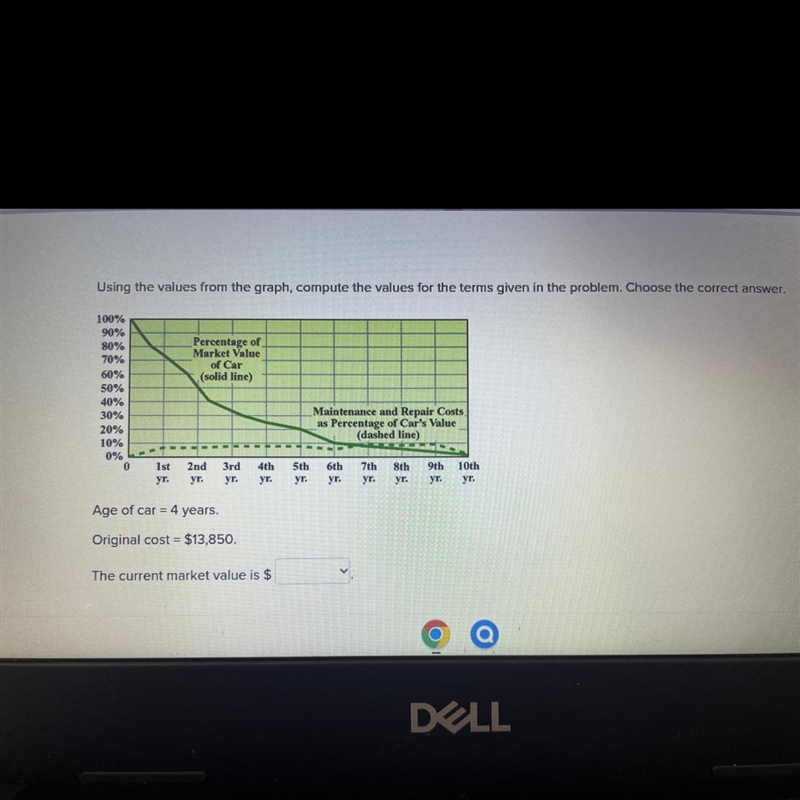 using the values from the graph, compute the values for the terms given in the problem-example-1