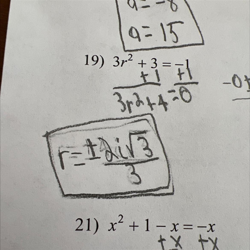 I am trying to find the factors of 3r^2+3=-1. I already have the solution. I tried-example-1