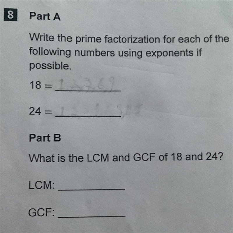 Write the prime factorization for each of the following numbers using exponents if-example-1