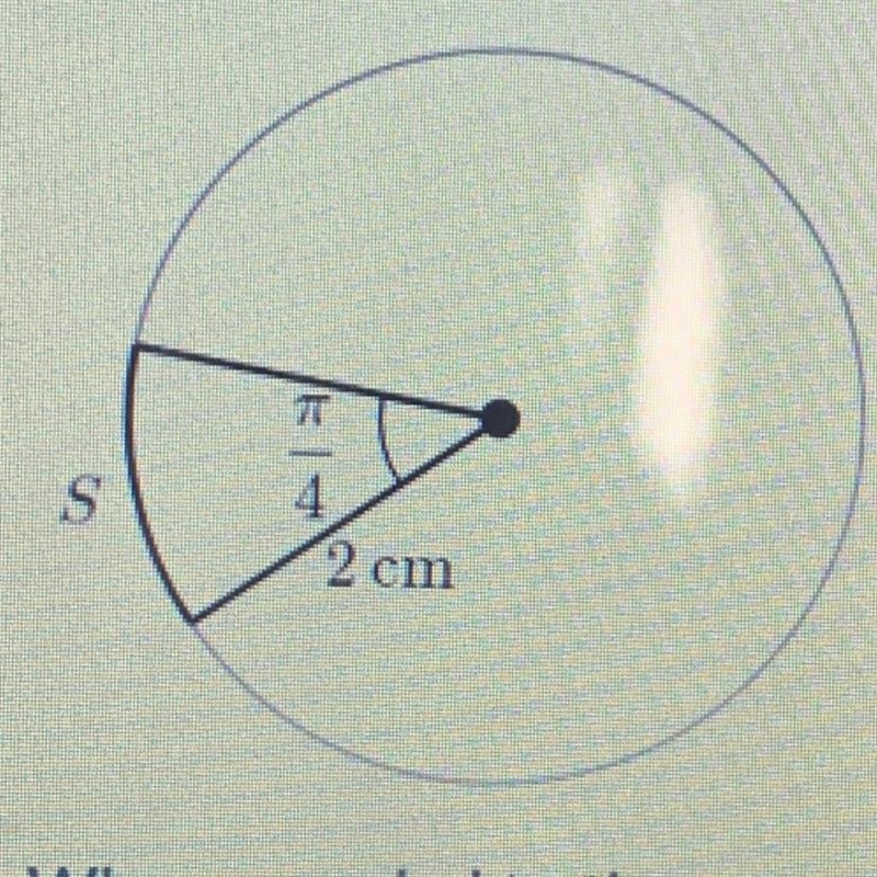 In the circle below, the central angle is measured in radians.When rounded to the-example-1