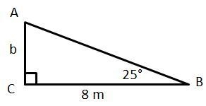 For the following image, find the measure of b: (ONLY type your numerical answer. Round-example-1