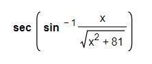 How do I use a right triangle to write the following expression as an algebraic expression-example-1