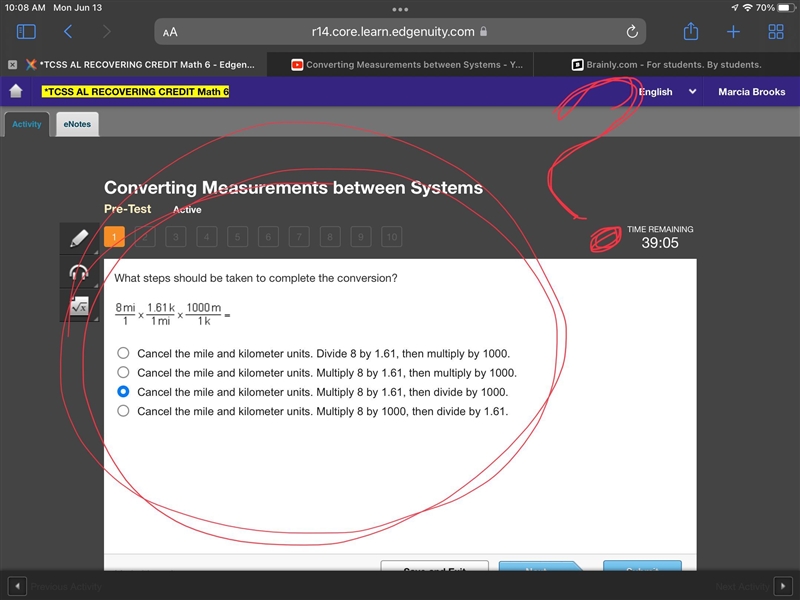 How do I do “ Converting Measurements between Systems”? Still don’t understand it-example-1