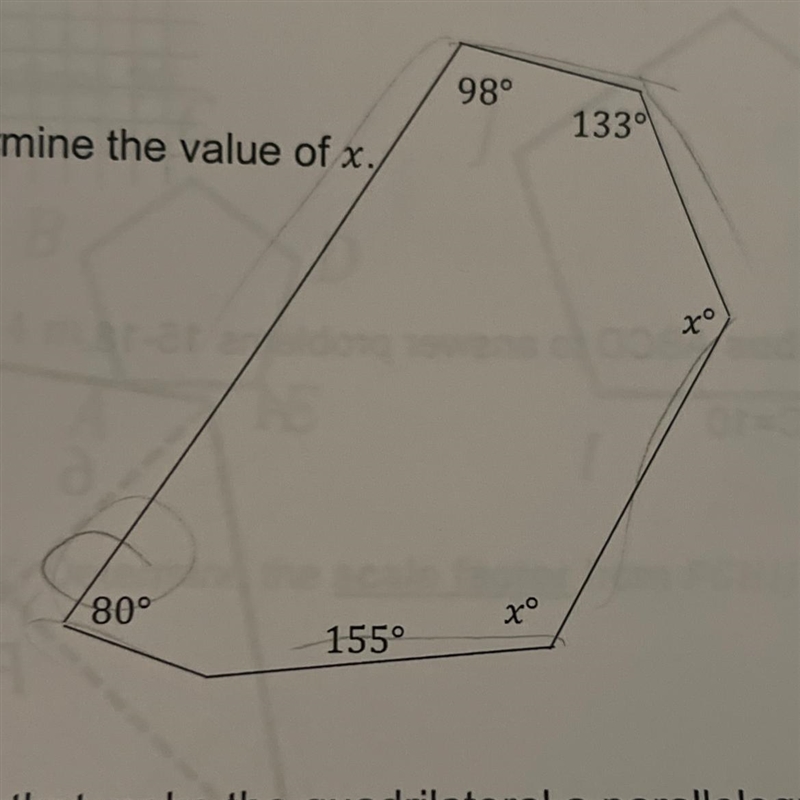 12. Use the diagram to determine the value of x-example-1