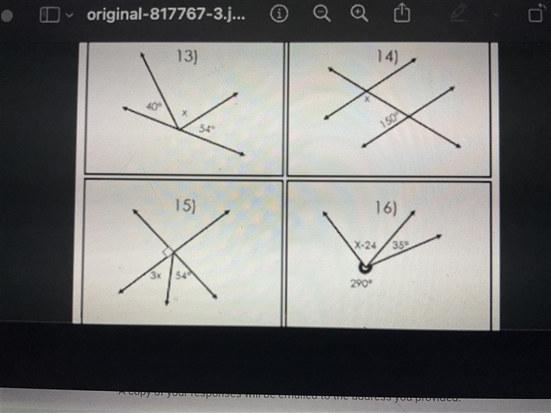 Help! solve for x 13,14, and 16 only!!!-example-1