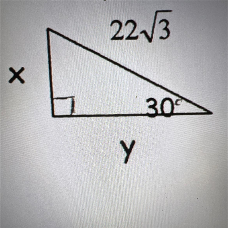 Solve for both variables. answer must be in simplest radical form.-example-1