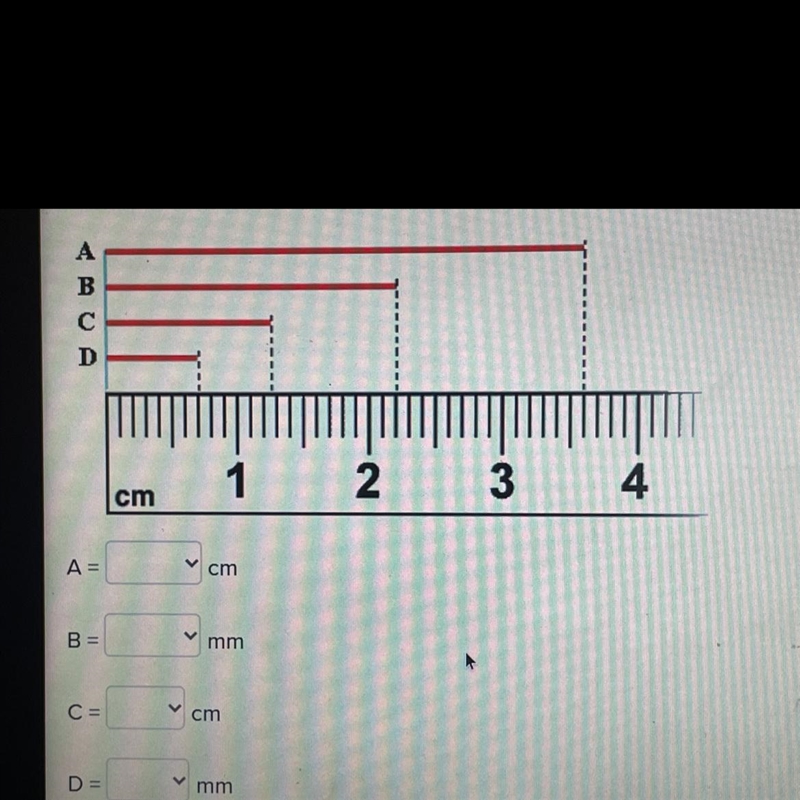 Measure the length of the line with the amount of uncertainty. Be careful to look-example-1