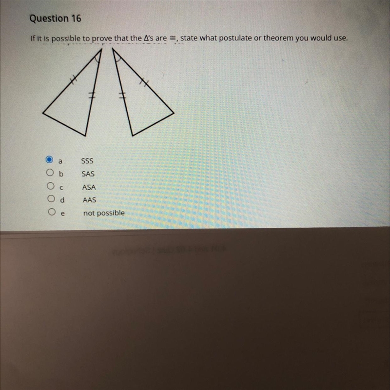 What postulate or theorem is used in the picture below?-example-1