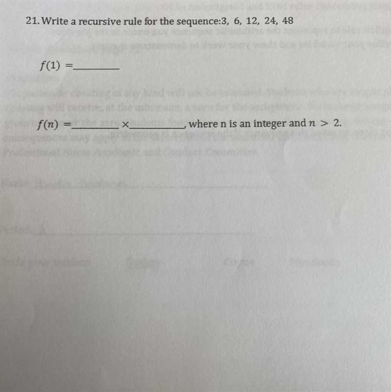 Write a recursive rule.-example-1