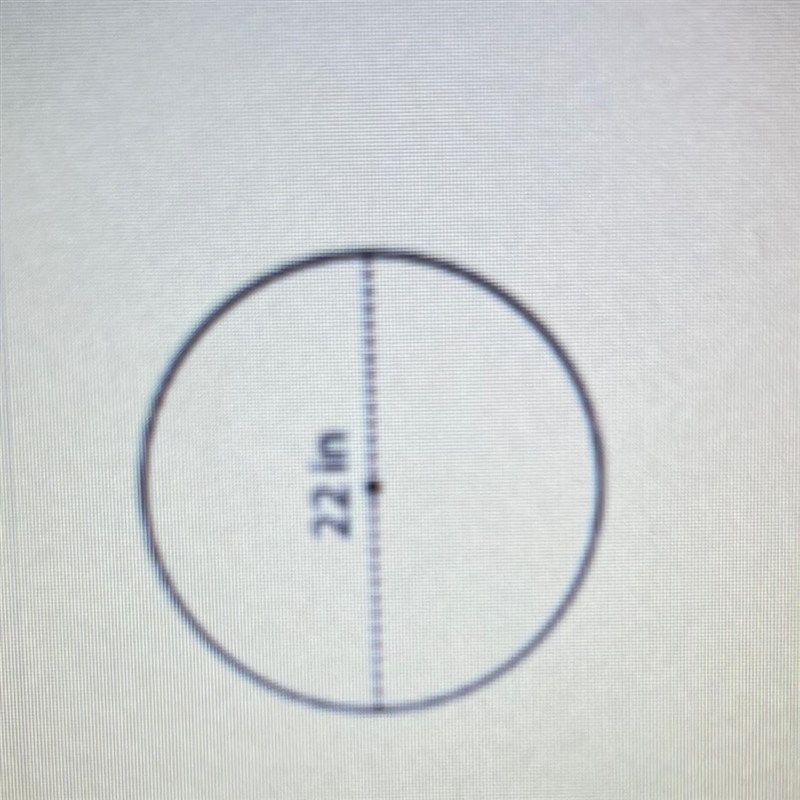 Hi can someone please find the area of this circle? Thank you!-example-1