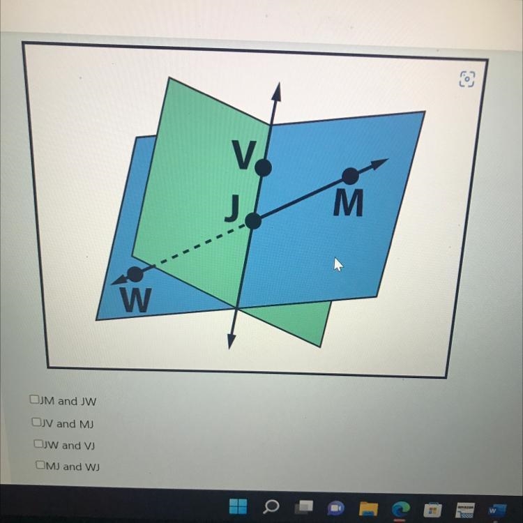 Using the image, identify the opposite rays (choose all that apply).-example-1