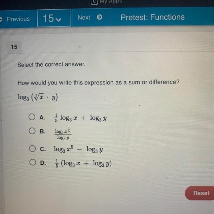 How would you write this expression as a sum or difference?-example-1