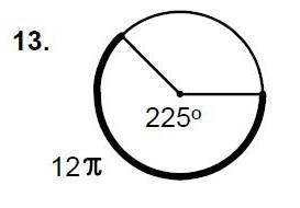 Find the circumference for the following circles. Either leave in terms of by entering-example-1