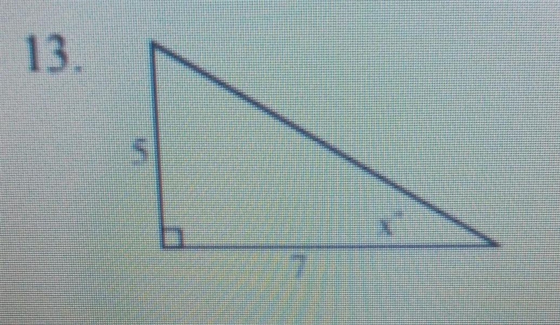 I dont know how to solve with an x inside the right triangle-example-1