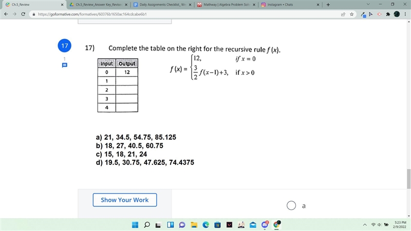 Please help, this is my review, and I have a test tomorrow. But based on what I did-example-1