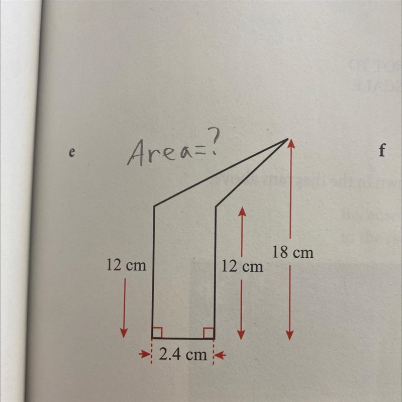 Find the area if the figure, pls write calculations-example-1