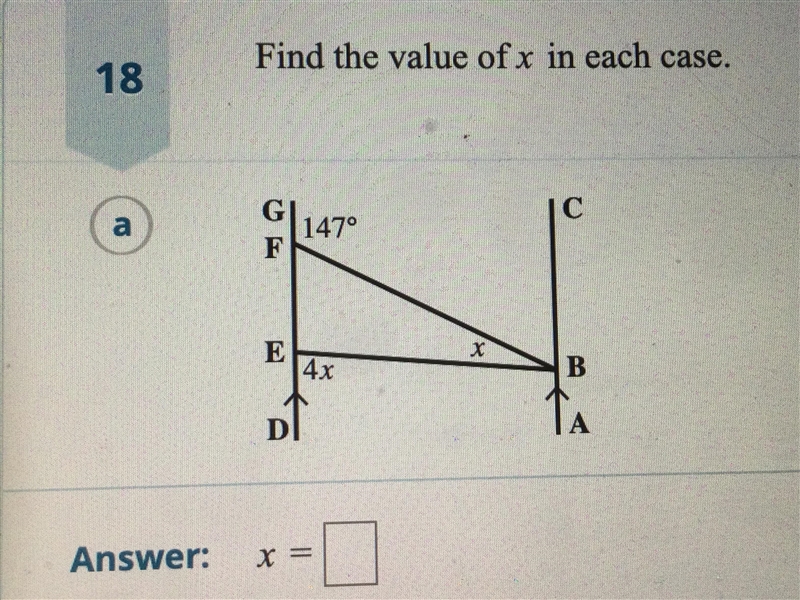 Find the value of x in each chase-example-1