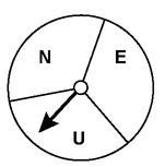 The spinner is divided into 3 equal parts. Use a tree diagram to find the number of-example-1