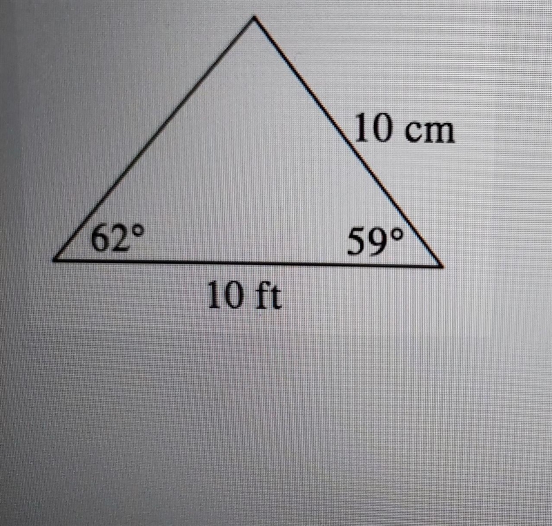 Is this triangle possible? ​-example-1