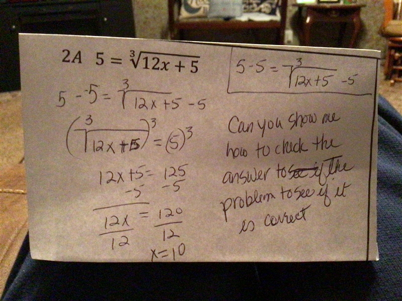 Can you please show me how to check the answer to see if the problem is correct-example-1