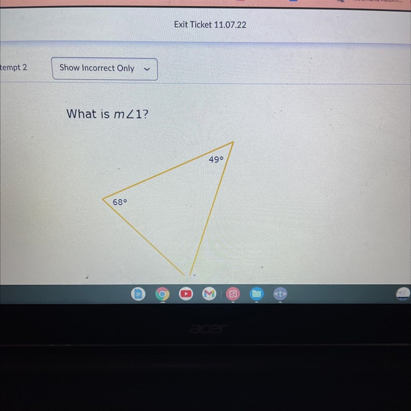 What is m/1? 68° 49°-example-1