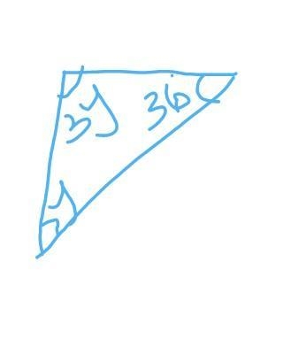 Let's find the sizes of unknown angles in the following figures. ​-example-1