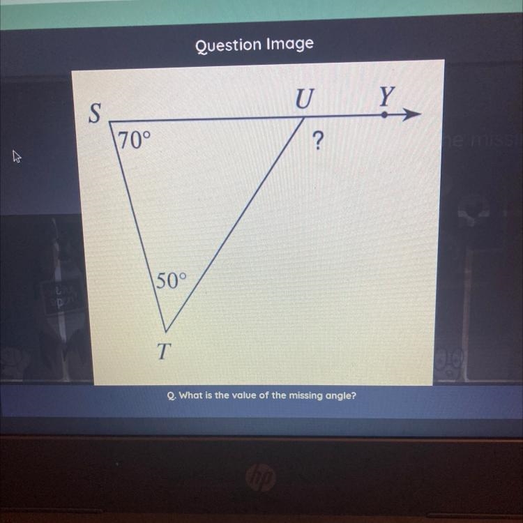 What is the value of the Missing angle-example-1