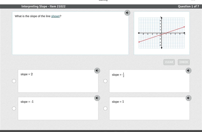 What is the slope of the line shown?-example-1