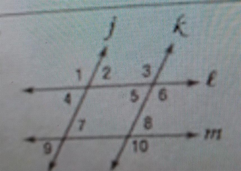 Given the following, determine which lines, if any are parallel. State the postulate-example-1