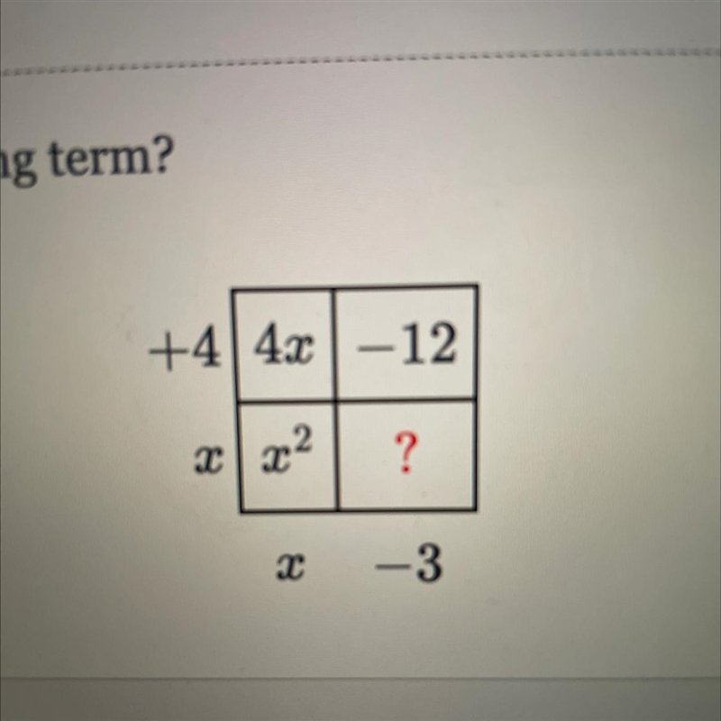 What is the missing term?-example-1