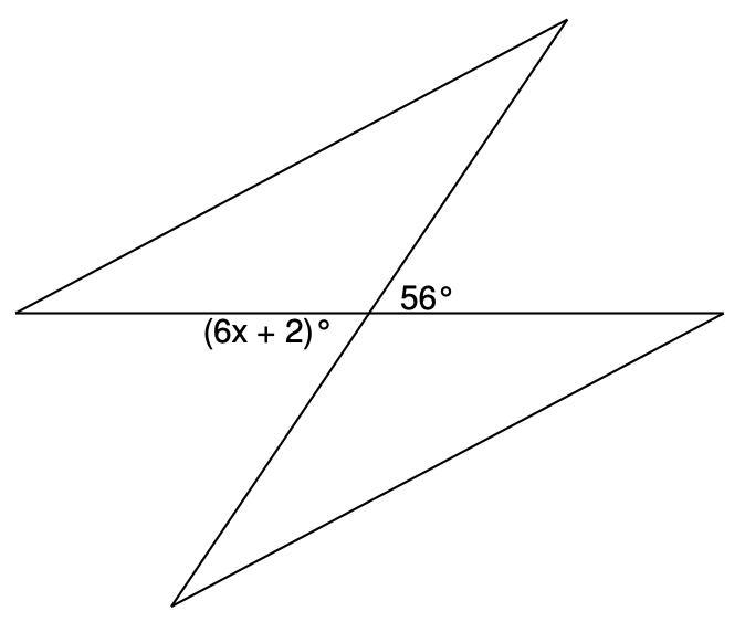 Determine the value of x. x = 9 All of these None of these x = 5 1/3 x = 20 1/3-example-1