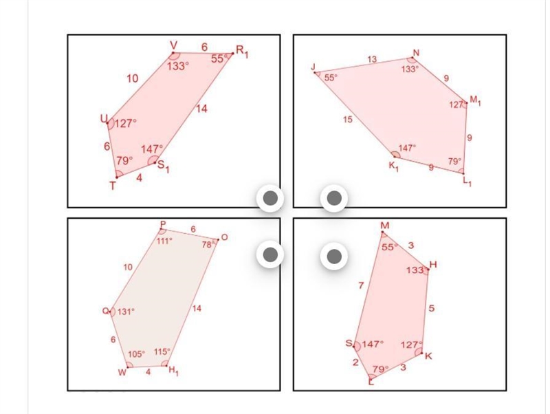 Which of the following figures are similar to ABCDE shown below-example-1