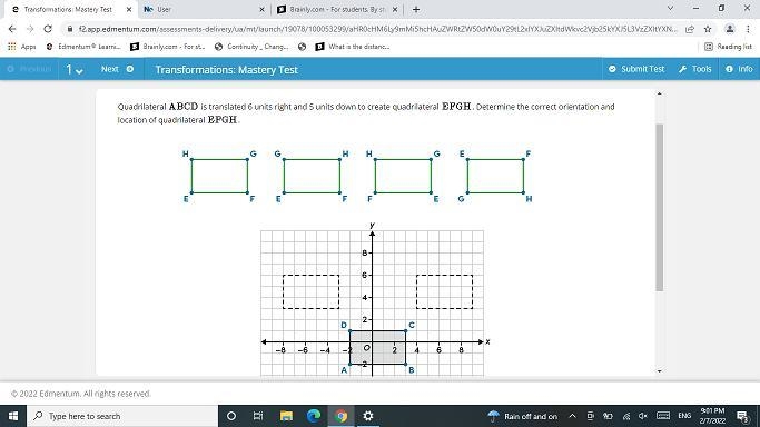 Drag the correct image to the correct location on the graph. Not all quadrilaterals-example-1