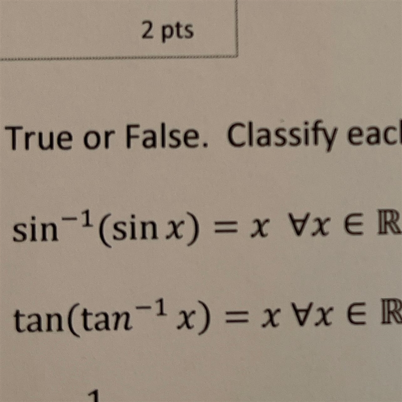 I need to know if these two statements are true or false And if they’re not what is-example-1