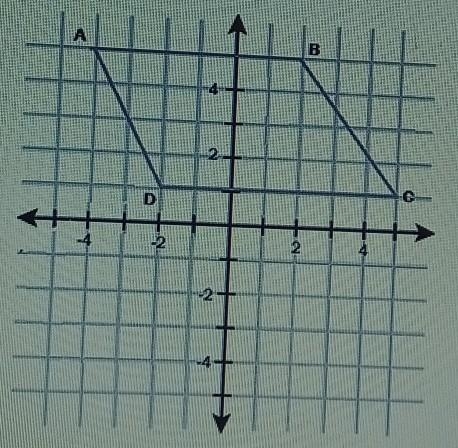 What are the new vertices of quadrilateral ABCD if the quadrilateral is reflected-example-1