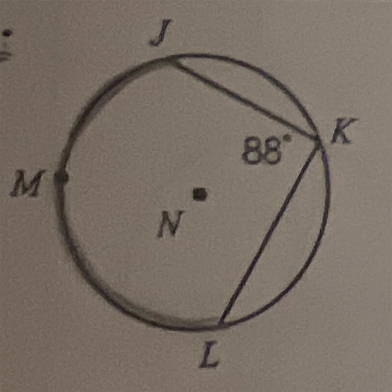 Find the arc JML of the circle-example-1