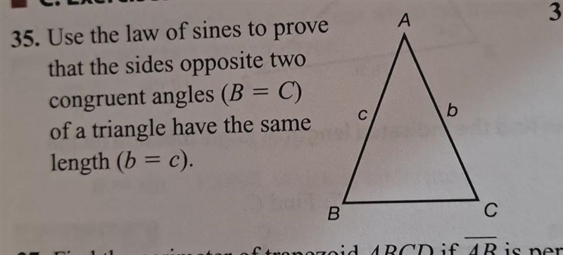 Use the law of sines to prove that the sides..............-example-1