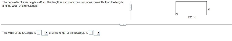 A rectangle has a width of centimeters and a perimeter of centimeters. What is the-example-1