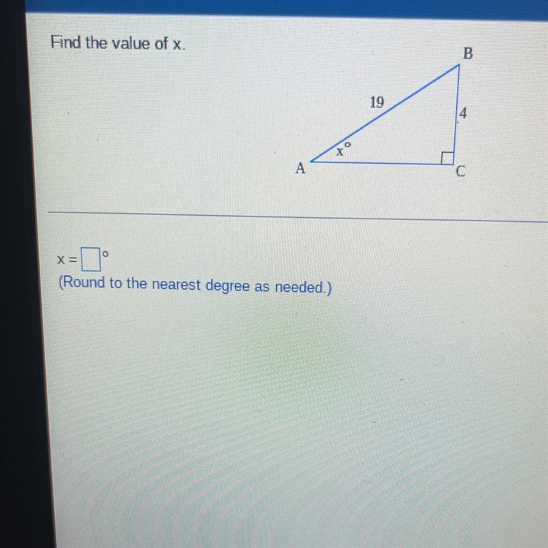 What is x? how would i find the value of x?-example-1