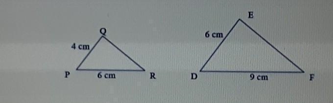 Which choice could be used in proving that the given triangles are similar? A) PO-example-1