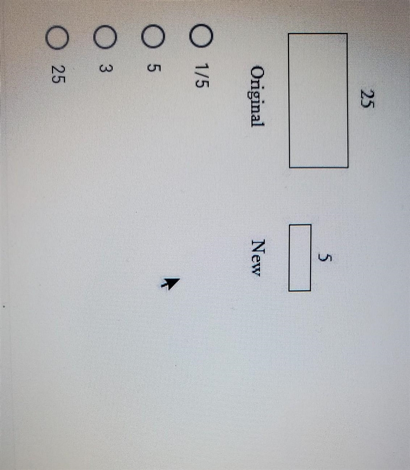 What is the scale factor of the two rectangles below?-example-1