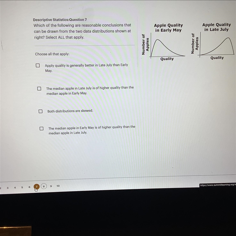 Which are reasonable conclusions that can be made about the two graphs?-example-1