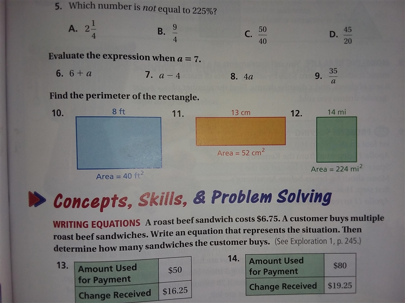 Which number is not equal to 225%?its is exercise number 5-example-1