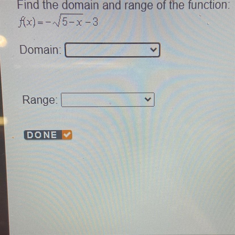 Find the domain and range of the function-example-1