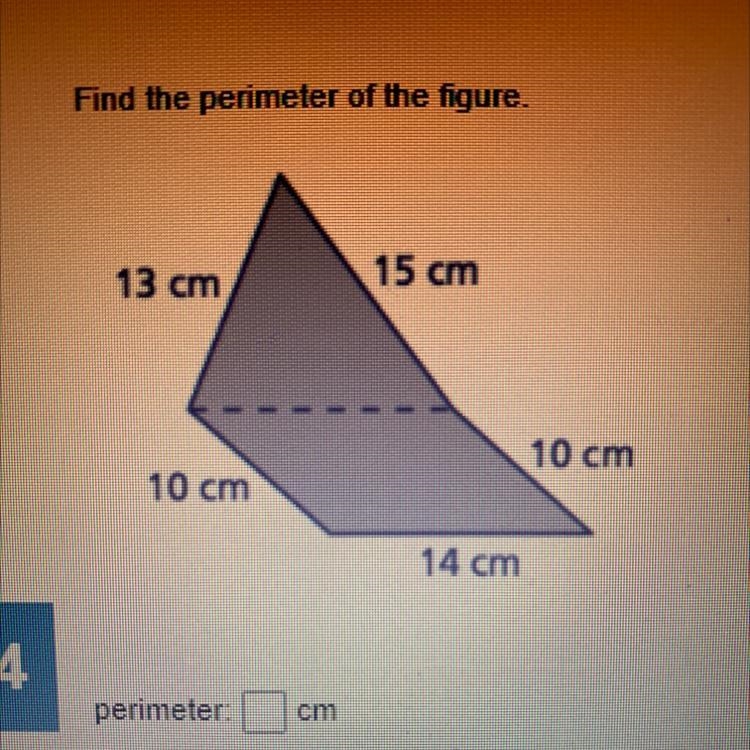 GIVING BRAINILEST! Find the perimeter of the figure!-example-1