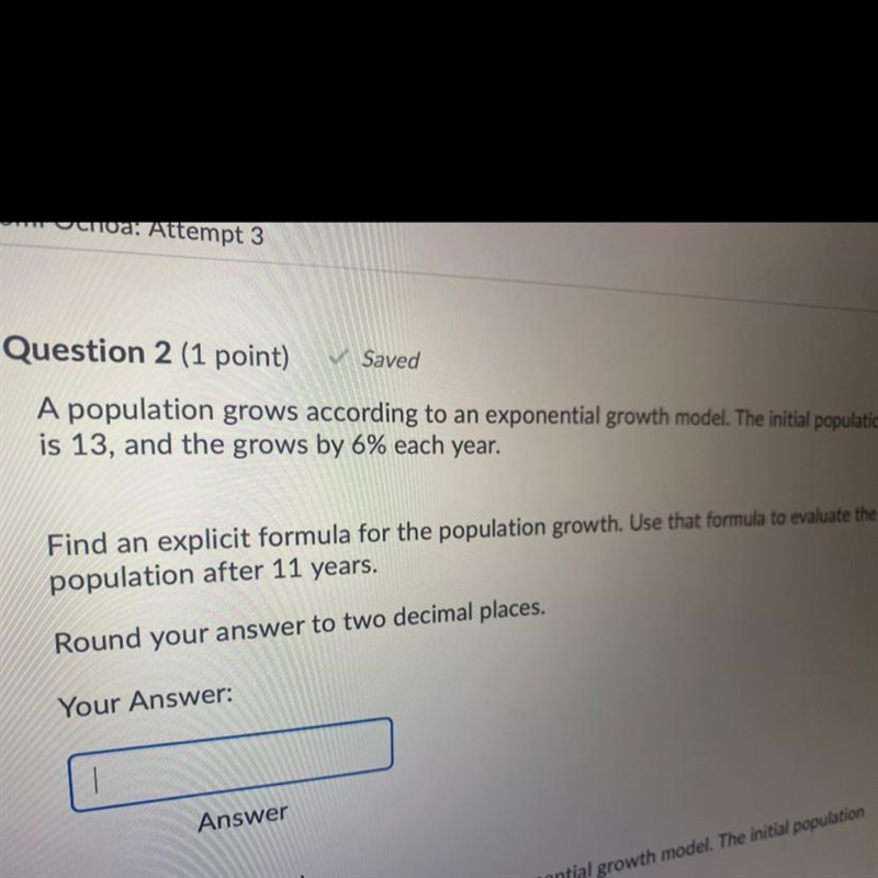 A population grows according to an exponential growth model the initial population-example-1