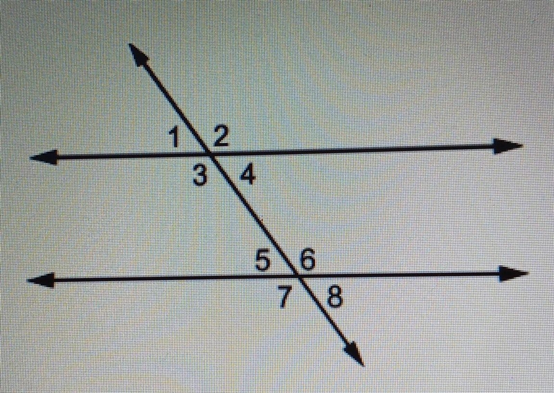 the diagram shows two parallel lines cut by a transversal. If the measure <2 = 3y-example-1